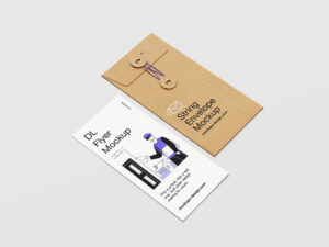 Mockup de Envelopes de Corda Grátis