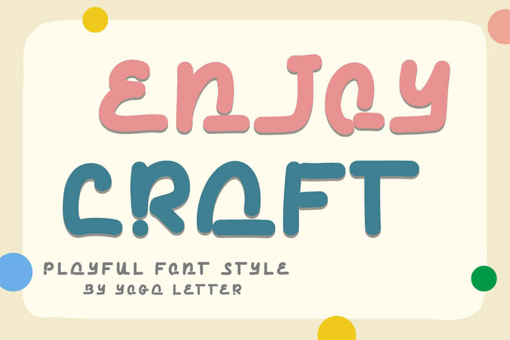 Enjoy Craft – Playful Fonte Grátis