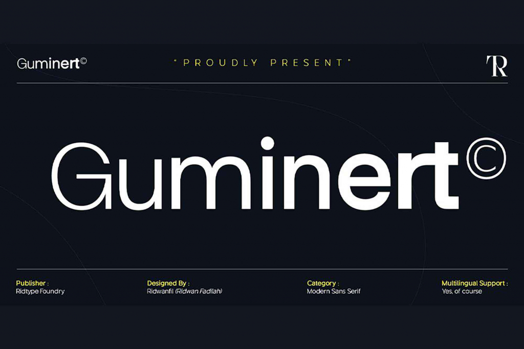 Guminert – Sans Serif Fonte Grátis