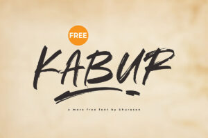 Kabur – Brush Fonte Grátis