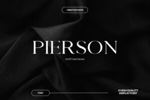 Pierson – Serif Fonte Grátis