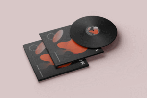 Mockup de Capa de Álbum de Vinil Grátis