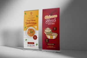 Mockup de Banners Lado-a-lado Grátis