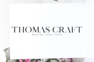 Thomas Craft – Modern Serif Fonte Grátis