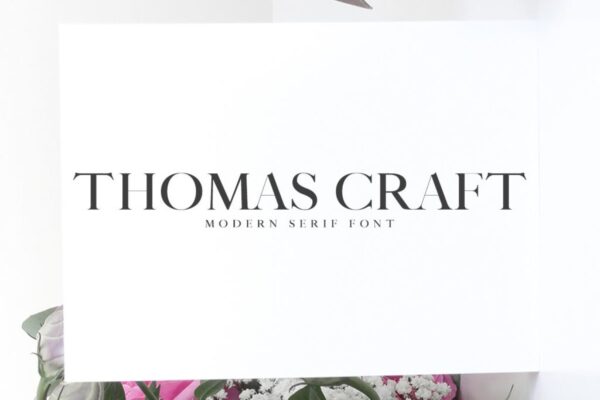 Thomas Craft – Modern Serif Fonte Grátis