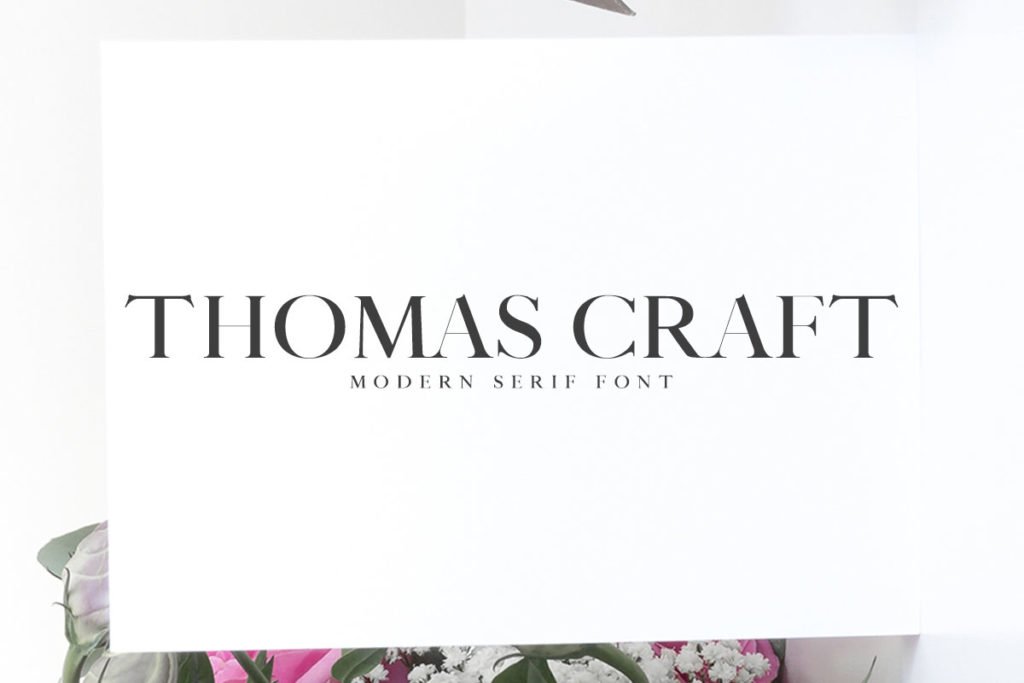 Thomas Craft – Modern Serif Fonte Grátis