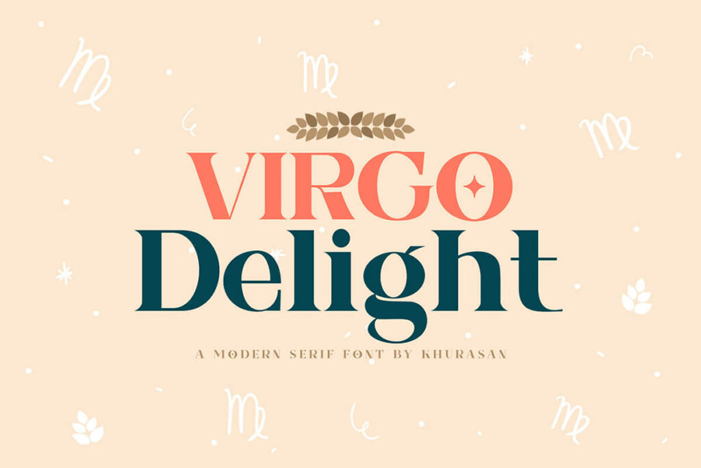 Virgo Delight – Serifada Fonte Grátis