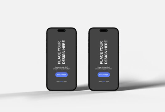Mockup Animado do iPhone 16 Pro Grátis
