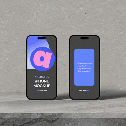Mockup Animado do iPhone 16 Pro Grátis