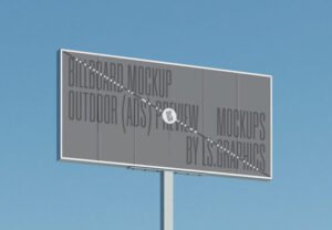 Mockup de Outdoor em Rodovia Grátis