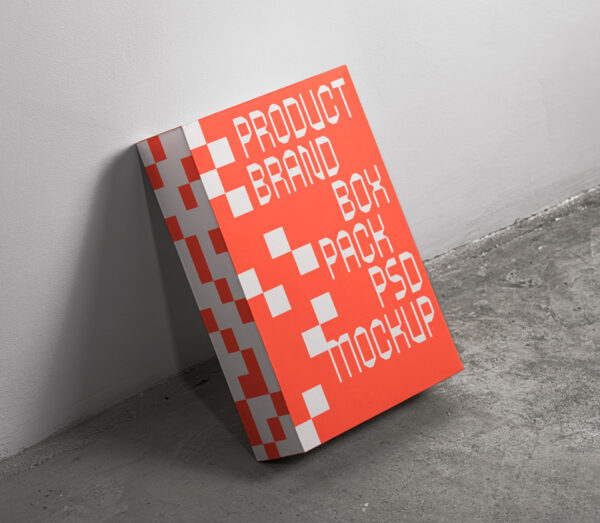 Mockup de Caixa de Sapato Grátis
