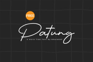 Patung – Script Fonte Grátis