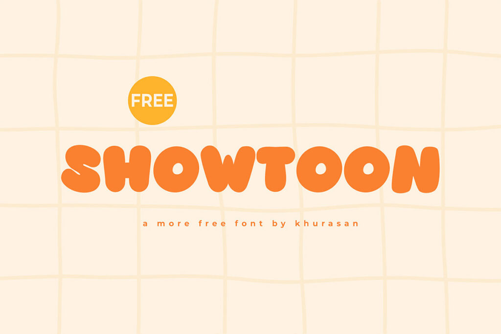 Showtoon – Extravagante Fonte Grátis
