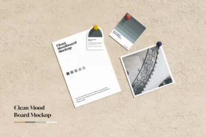 Mockup de Mood Board Grátis