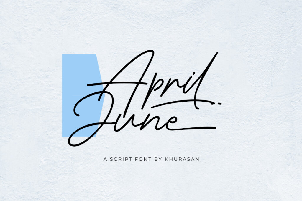April June – Script Fonte Grátis