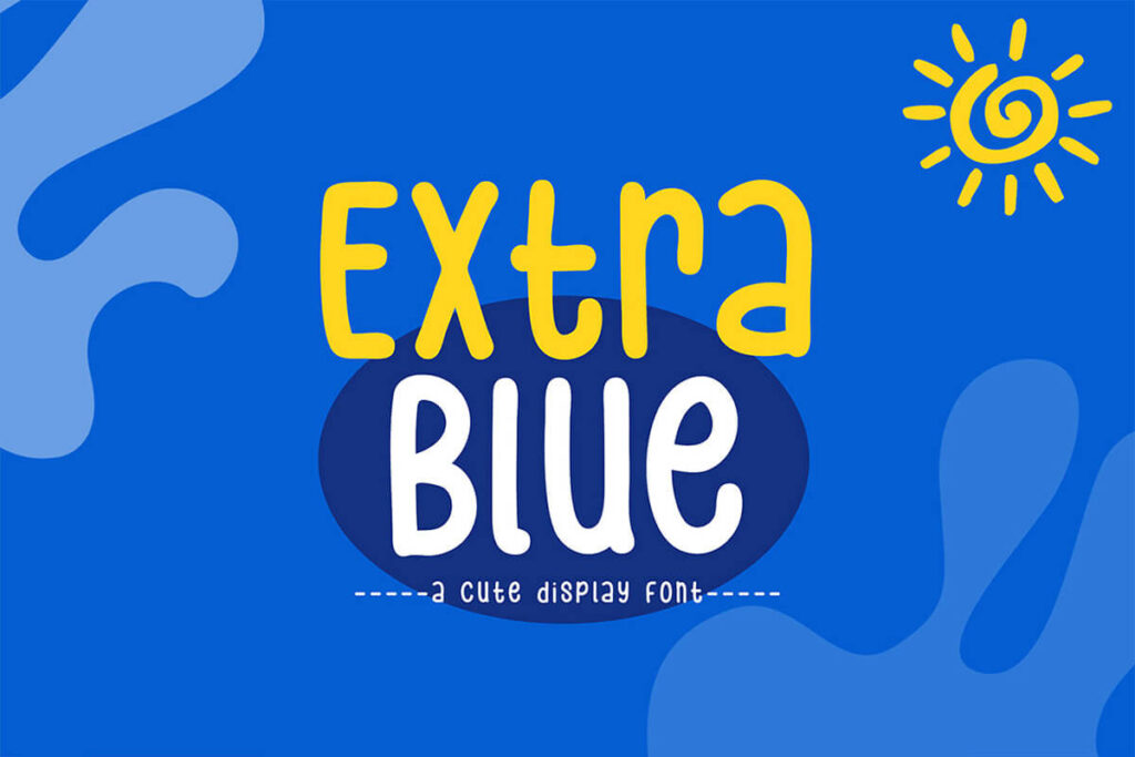 Extra Blue – Display Fonte Grátis