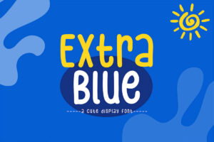 Extra Blue – Display Fonte Grátis