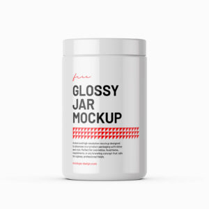 Mockup de Pote de Creme Grátis
