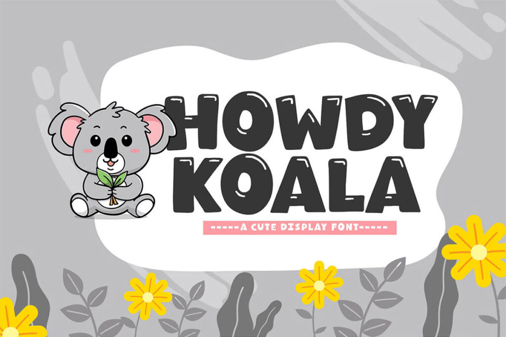 Howdy Koala – Cute Display Fonte Grátis