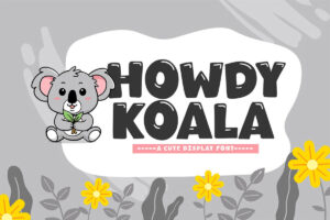 Howdy Koala – Cute Display Fonte Grátis