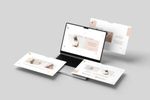 Mockup de MacBook com Telas Extras Grátis