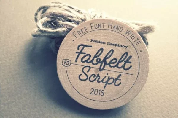 Fabfelt – Script Fonte Grátis