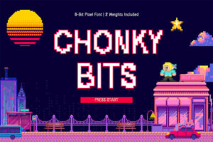 Chonky Bits Pixel – Fonte Grátis