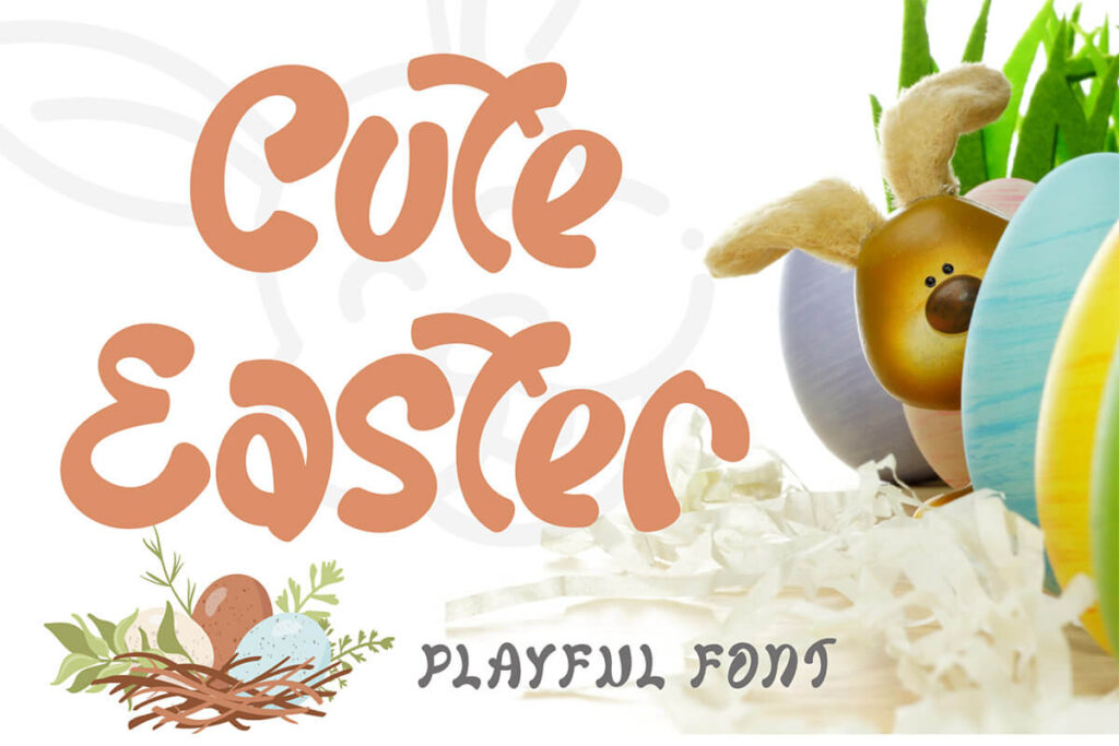 Cute Easter – Fonte Grátis