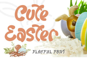 Cute Easter – Fonte Grátis