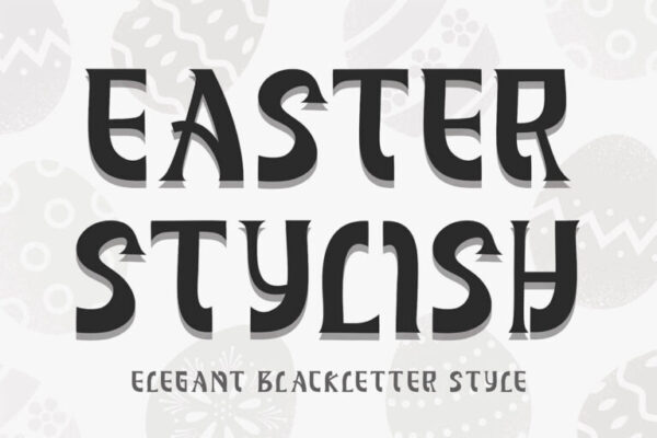 Easter Stylish – Tipografia Blackletter Fonte Grátis