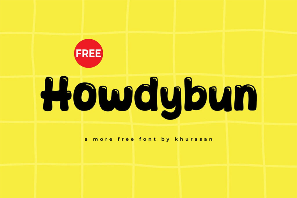 Howdybun – Extravagante Fonte Grátis