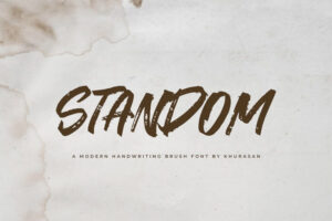 Standom – Brush Fonte Grátis