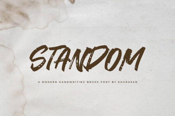 Standom – Brush Fonte Grátis