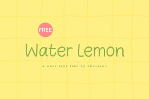 Water Lemon – Feita à Mão Fonte Grátis