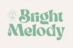 Bright Melody – Display Fonte Grátis