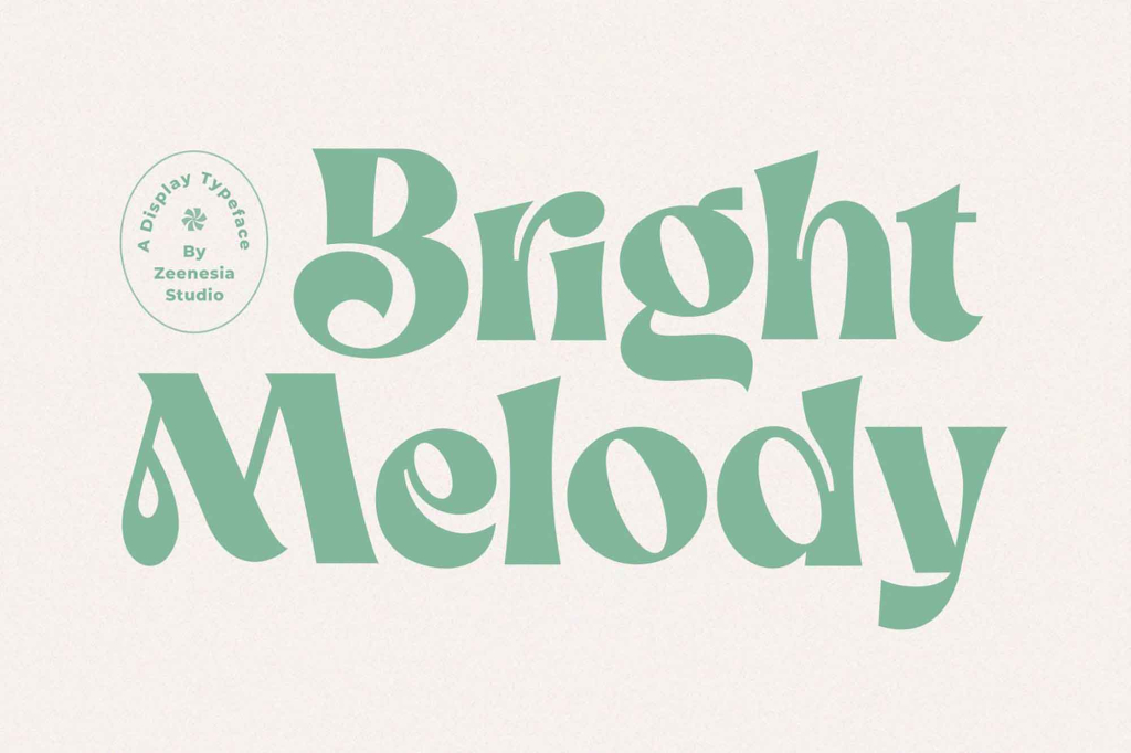 Bright Melody – Display Fonte Grátis