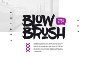BlowBrush – Fonte Grátis