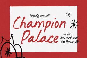 Champion Palace – Brush Fonte Grátis