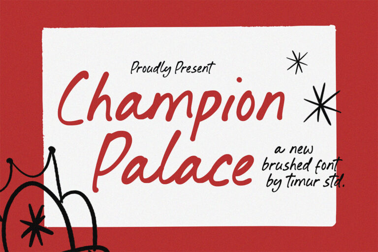Champion Palace – Brush Fonte Grátis