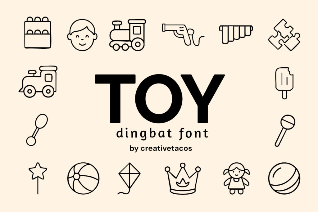 Toy Dingbat – Fonte Grátis
