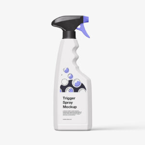 Mockup de Frasco de Spray com Gatilho Grátis
