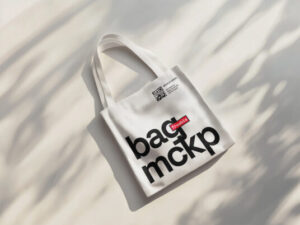 Mockup de Bolsa de Pano Grátis