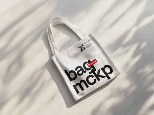 Mockup de Bolsa de Pano Grátis