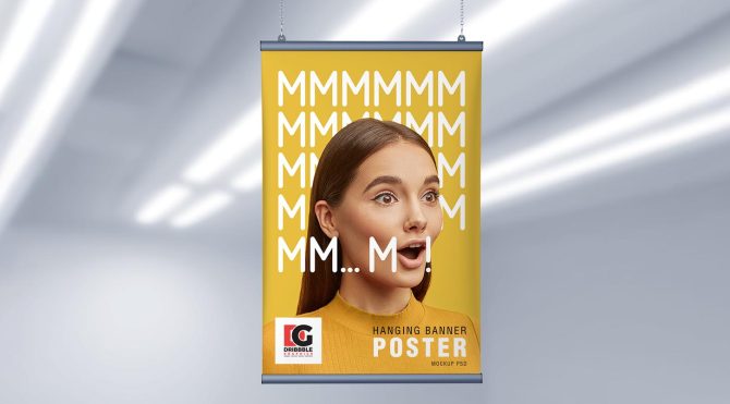 Destaque Free-Ceiling-Hanging-Banner-Poster-Mockup-PSD-2019