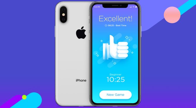 Free-Silver-iPhone-X-Mockup-For-Screens-Presentation-2018